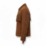 Rodeo style Cowboy Brown Suede Fringe Jacket