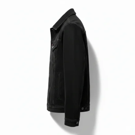 Western Cowboy Black Denim Jacket