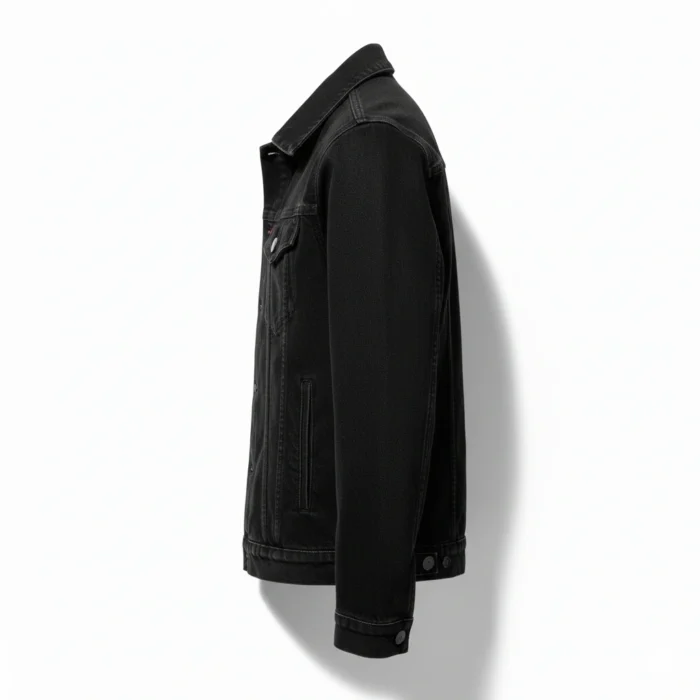 Western Cowboy Black Denim Jacket