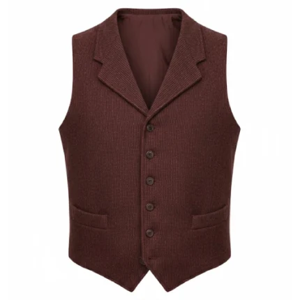 1923 Yellowstone Banner Creighton Maroon Vest