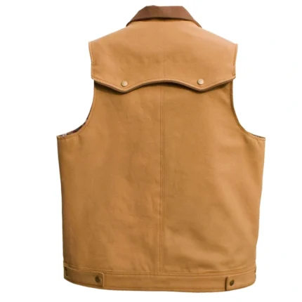 Frontier Classic Brown Leather Cowboy Vest