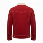 Cowboy Rodeo Style Red Corduroy Jacket