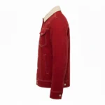 Cowboy Rodeo Style Red Corduroy Jacket