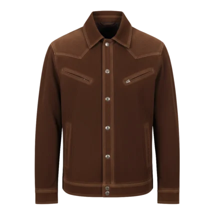 Frontier Classic Brown Suede Western Jacket