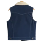 Cowboy Brown Corduroy Shearling Vest