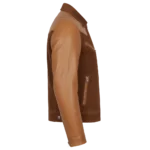 Brown & Tan Suede Leather Western Jacket