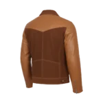 Brown & Tan Suede Leather Western Jacket