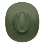 Military Green Open Road Cowboy hat