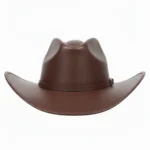 Open Road Brown Leather Cowboy Hat