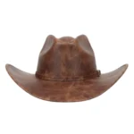 Open Road Distressed Brown Leather Hat