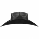 Open Road Distressed Black Leather Hat