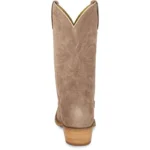 Classic Taupe Suede Square Toe Cowboy Boots