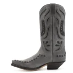 Heritage Grey Suede Leather Cowboy Boots