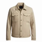 Yellowstone S05 John Dutton White Cotton Jacket
