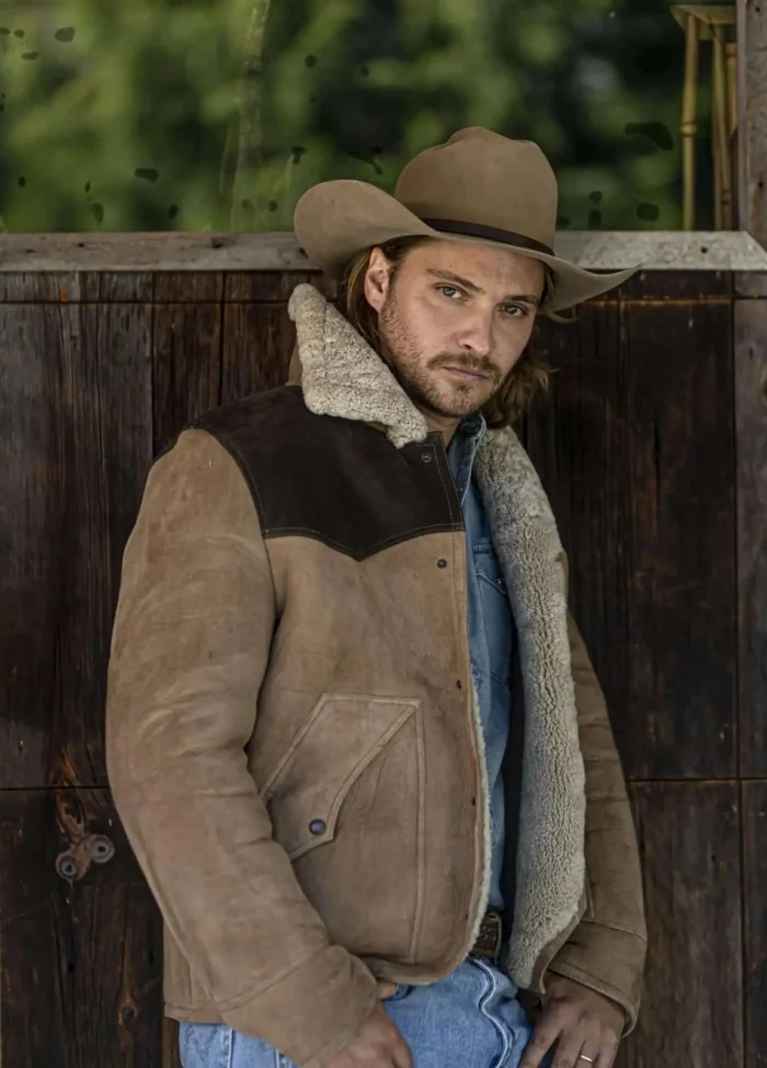 Yellowstone S5 Kayce Dutton Suede Leather Jacket
