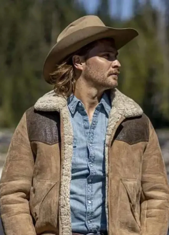 Yellowstone S5 Kayce Dutton Suede Leather Jacket