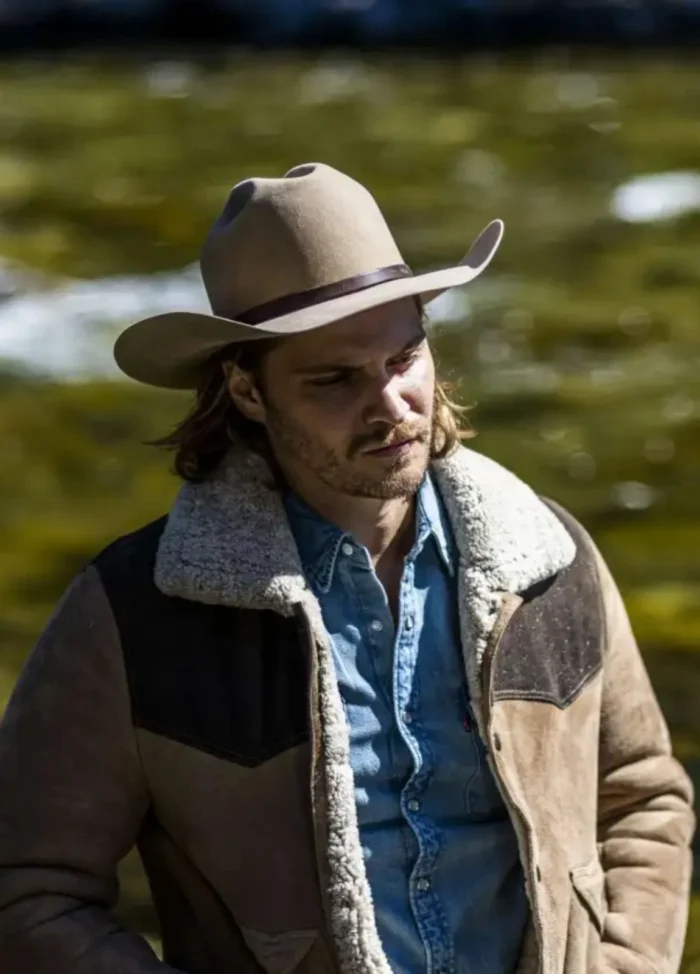 Yellowstone S5 Kayce Dutton Suede Leather Jacket