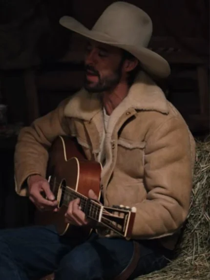 Yellowstone Walker S04 Suede Shearling Jacket