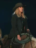Beth Dutton Black Cotton Cowgirl Jacket