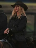 Beth Dutton Black Cotton Cowgirl Jacket