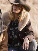 Beth Dutton Cowgirl Shearling Wool Coat