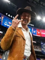 Matthew McConaughey Brown Leather Jacket