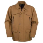 Cattleman Cowboy Brown Cotton Jacket