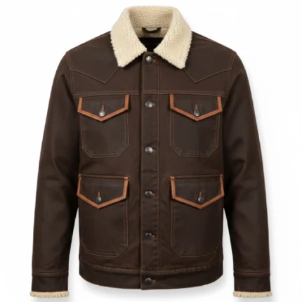 Cowboy Brown Cotton Canvas Jacket