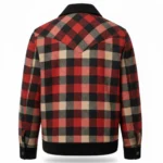 Western Red Plaid Rancher Flannel Jacket