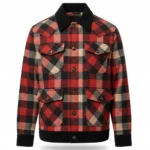 Western Red Plaid Rancher Flannel Jacket