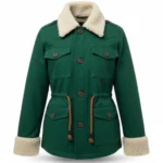 Cowboy Cotton Canvas Sherpa Collar Jacket