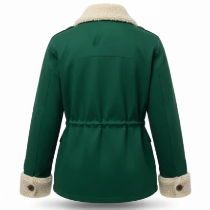 Cowboy Cotton Canvas Sherpa Collar Jacket