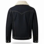 Cowboy Denim Shawl Collar Blue Jacket