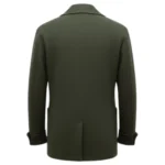 Cowboy Green Wool Shawl Collar Jacket