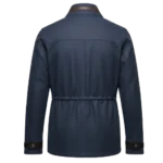 Frontier Style Blue Canvas Cowboy Jacket