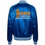 HLSR Vintage Satin Blue Track Jacket