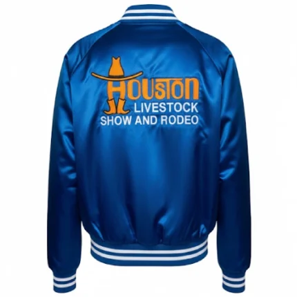 HLSR Vintage Satin Blue Track Jacket