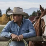 Yellowstone John Dutton Cream Cowboy Hat
