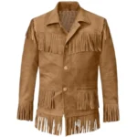 Jon Voight Midnight Cowboy Fringe Leather Jacket
