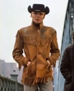 Jon Voight Midnight Cowboy Fringe Leather Jacket