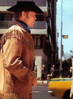 Jon Voight Midnight Cowboy Fringe Leather Jacket