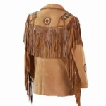 Men's Traditional Cowboy Fringe Leather Jacket