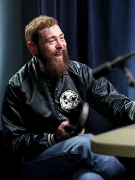 Post Malone Green Varsity Cowboys Jacket