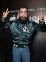 Post Malone Green Varsity Cowboys Jacket