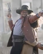 The Harder They Fall Jonathan Majors Brown Jacket