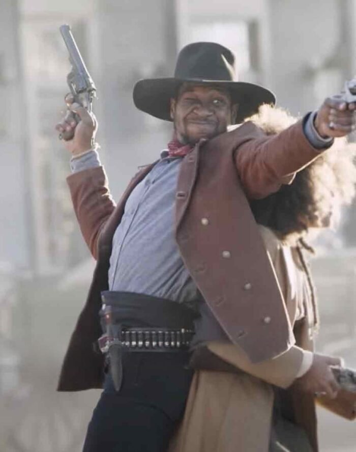The Harder They Fall Jonathan Majors Brown Jacket