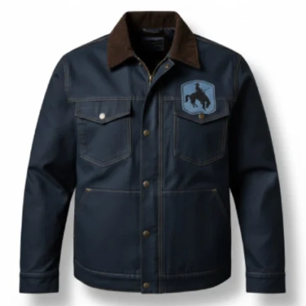 Western Canvas Cowboys Blue Jacket
