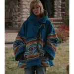 Yellowstone Beth Dutton Blue Fleece Poncho