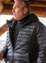Yellowstone John Dutton Black Puffer Jacket