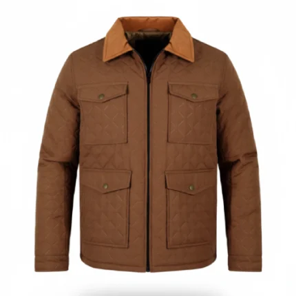 Yellowstone Season 4 John Dutton Quilted Jacket